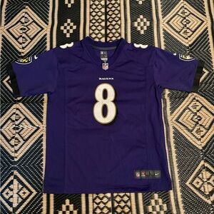 NFL Baltimore ravens quarterback, Lamar Jackson football jersey  youth L/men’s S